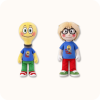 Facty And Lightbulb Plush 2PCS