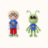 Facty And Martian Plush 2PCS